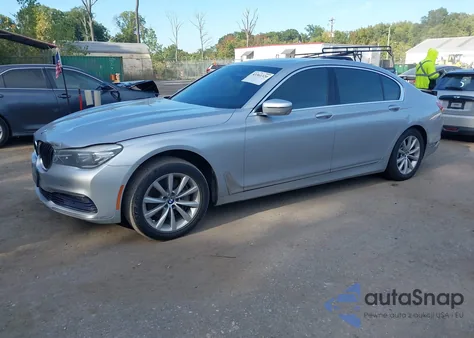 2017 BMW 740I from USA, damaged, VIN WBA7E2C50HG739999